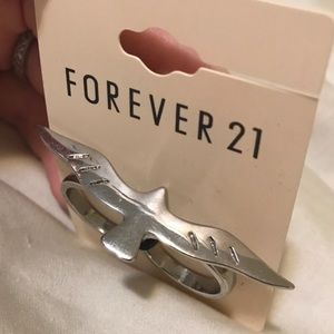 🔴FREE with purchase🔴F21 Bird Double Ring